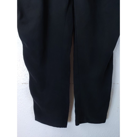 Sea New York Black Pleated Asymmetrical Closure Trouser Pants Size 4 - Picture 4 of 8